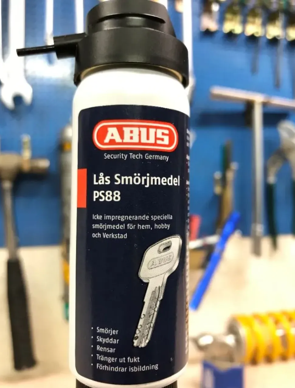 ABUS Låsspray 50 ml Swedish text