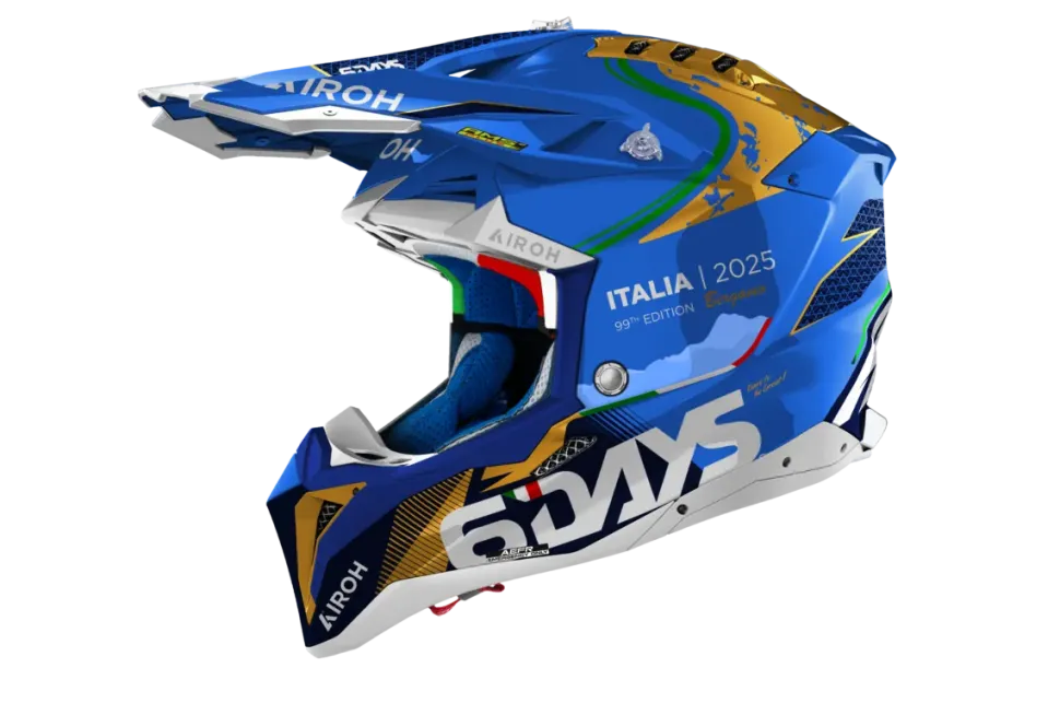Airoh Hjälm Aviator 3 6DAYS Italy 2025 glansig