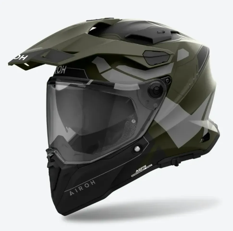 Airoh Hjälm Commander 2 Reveal Militärgrön