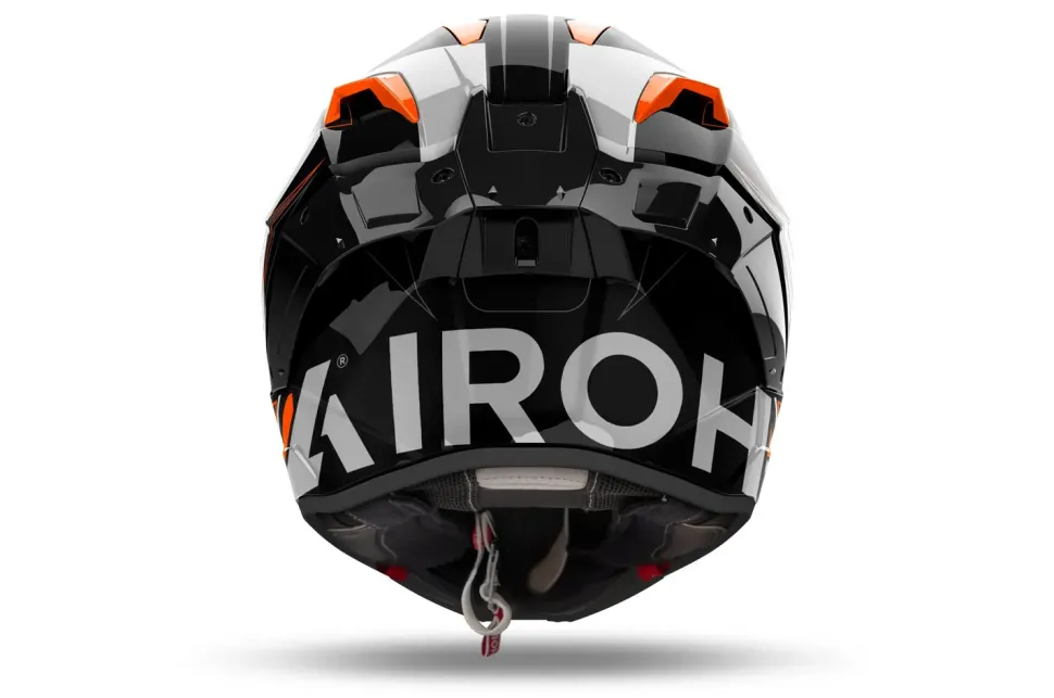 Airoh Hjälm GP 800 Must Orange glansig