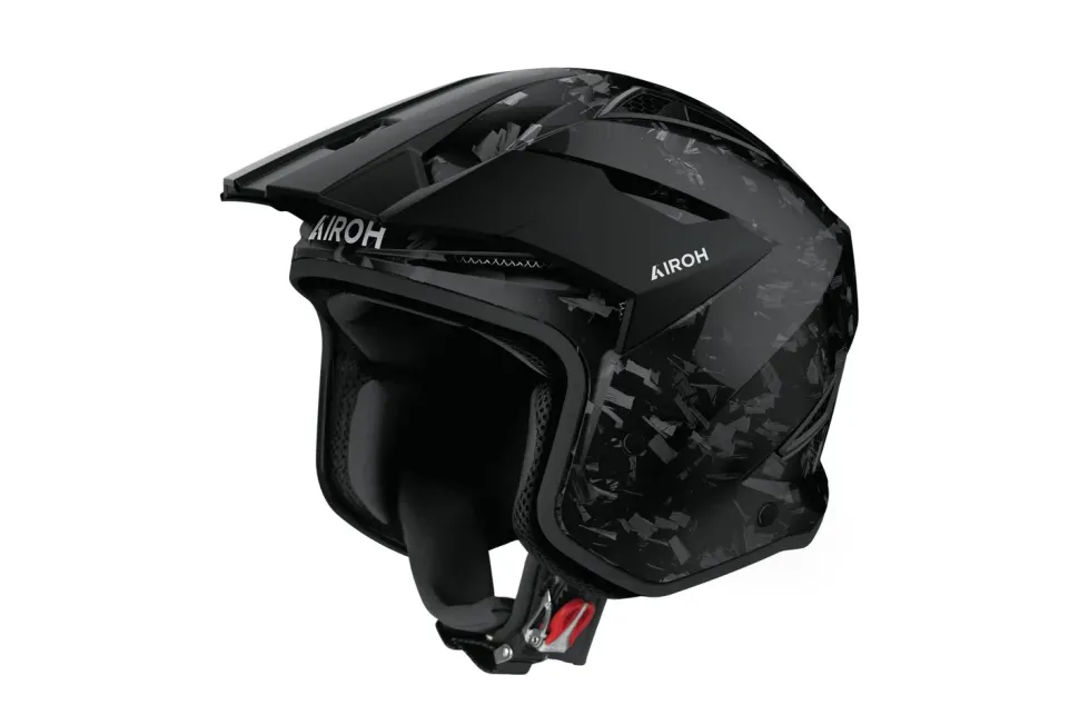 Airoh Hjälm TRR II Carbon Glansig