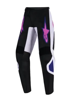 Alpinestars Byxor Youth Fluid Grid Svart/Grå/Lila
