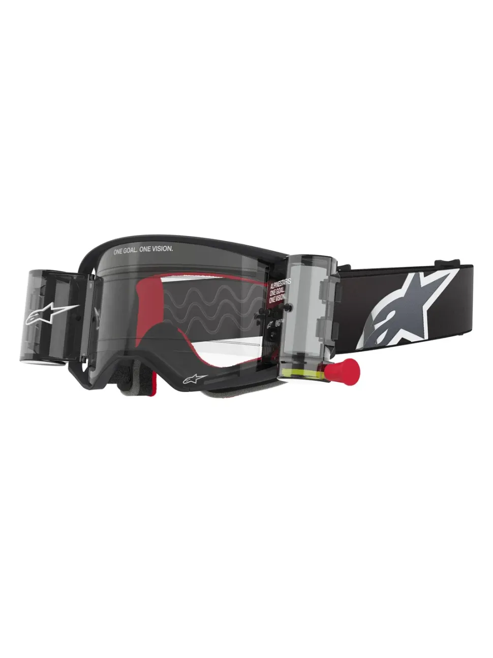 Alpinestars Goggle Supertech CORP Svart/Grå/Klart ROLL-OFF