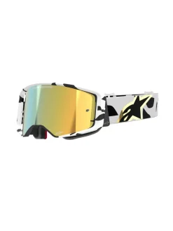Alpinestars Goggle Supertech CORP Vit/Guld Spegel/Guld