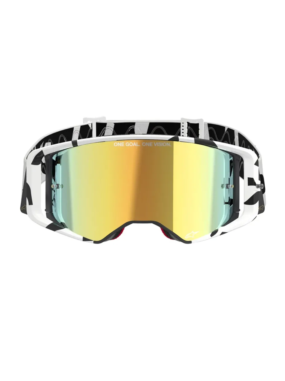Alpinestars Goggle Supertech CORP Vit/Guld Spegel/Guld