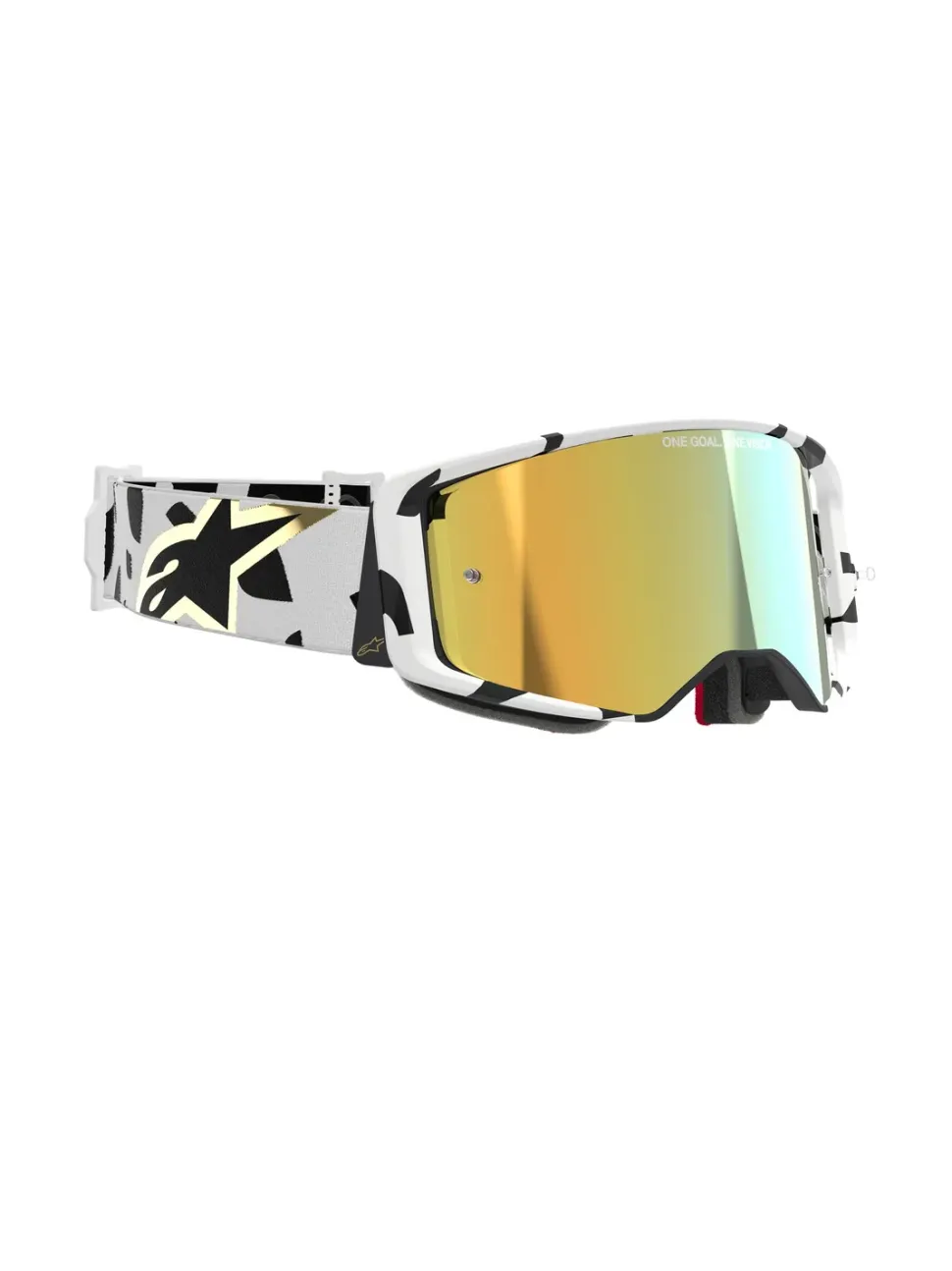 Alpinestars Goggle Supertech CORP Vit/Guld Spegel/Guld