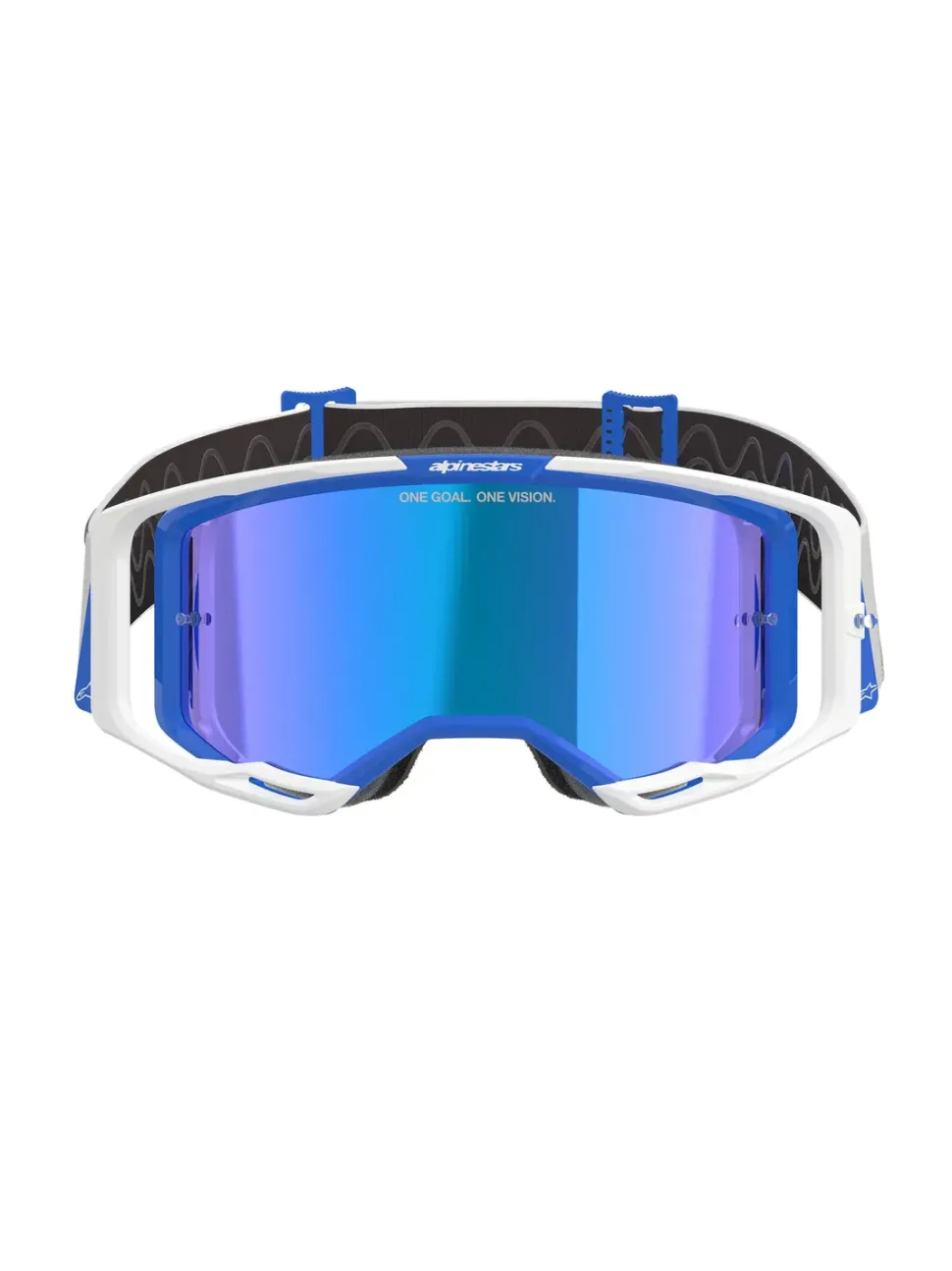 Alpinestars Goggle Vision 8 CORP Blå/Vit Spegel/Blå