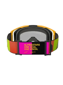 Alpinestars Goggle Vision 8 CORP Gul/Rosa Spegel/Röd