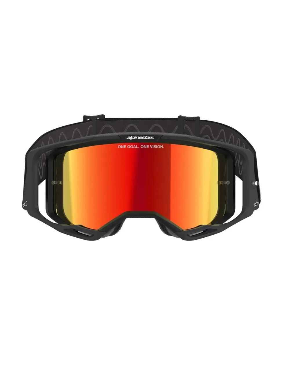 Alpinestars Goggle Vision 8 CORP Svart/Spegel Röd