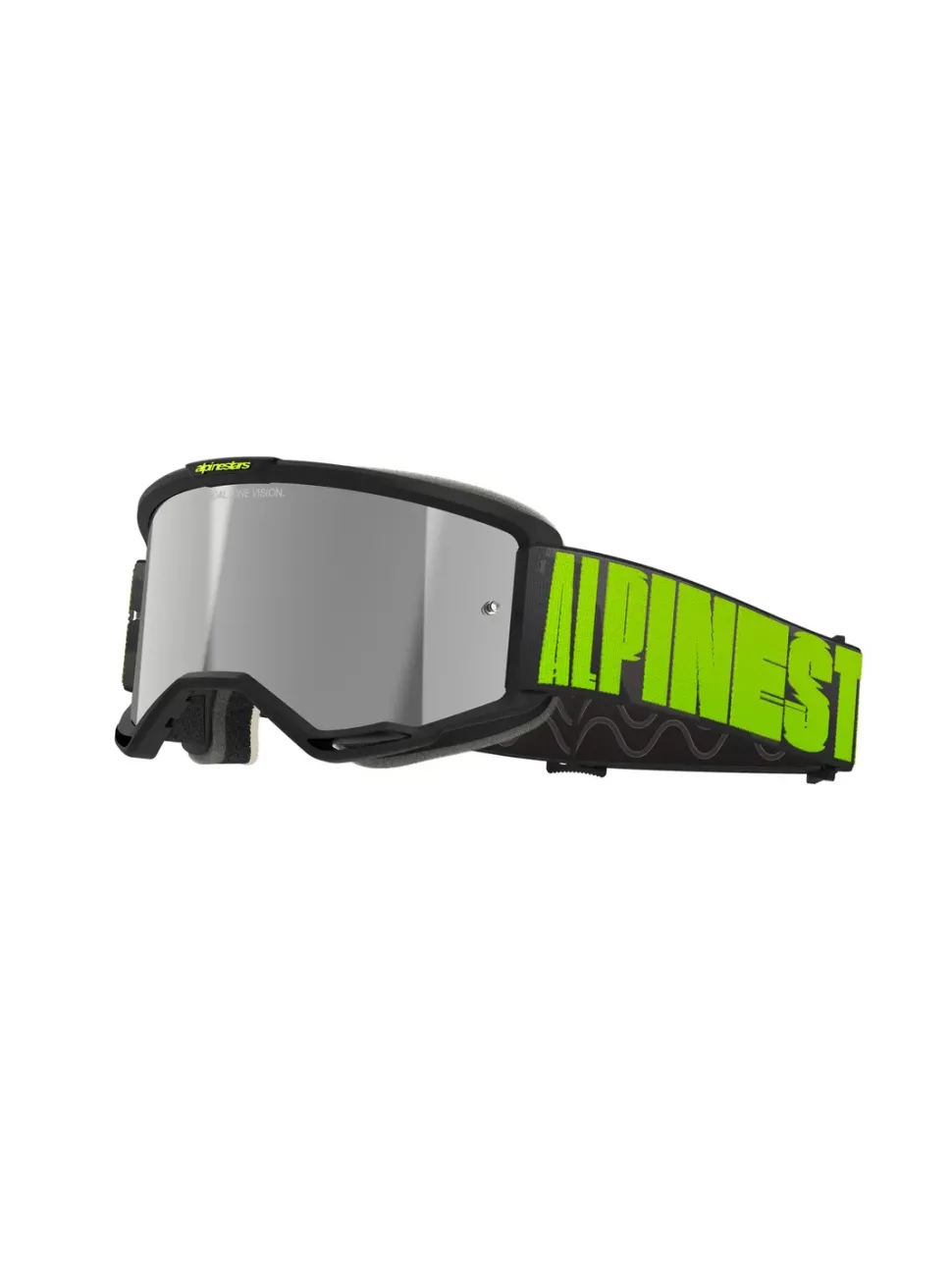 Alpinestars Goggle Vision 5 HOLLOW Grå/Gul Fluo/Spegel Silver