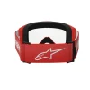 Alpinestars Goggle Vision 3 WORDMARK Röd/Klart