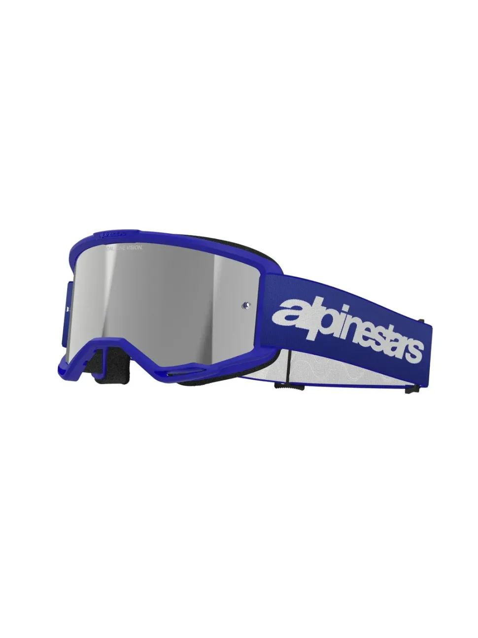 Alpinestars Goggle Vision 3 WORDMARK Blå/Spegel Silver