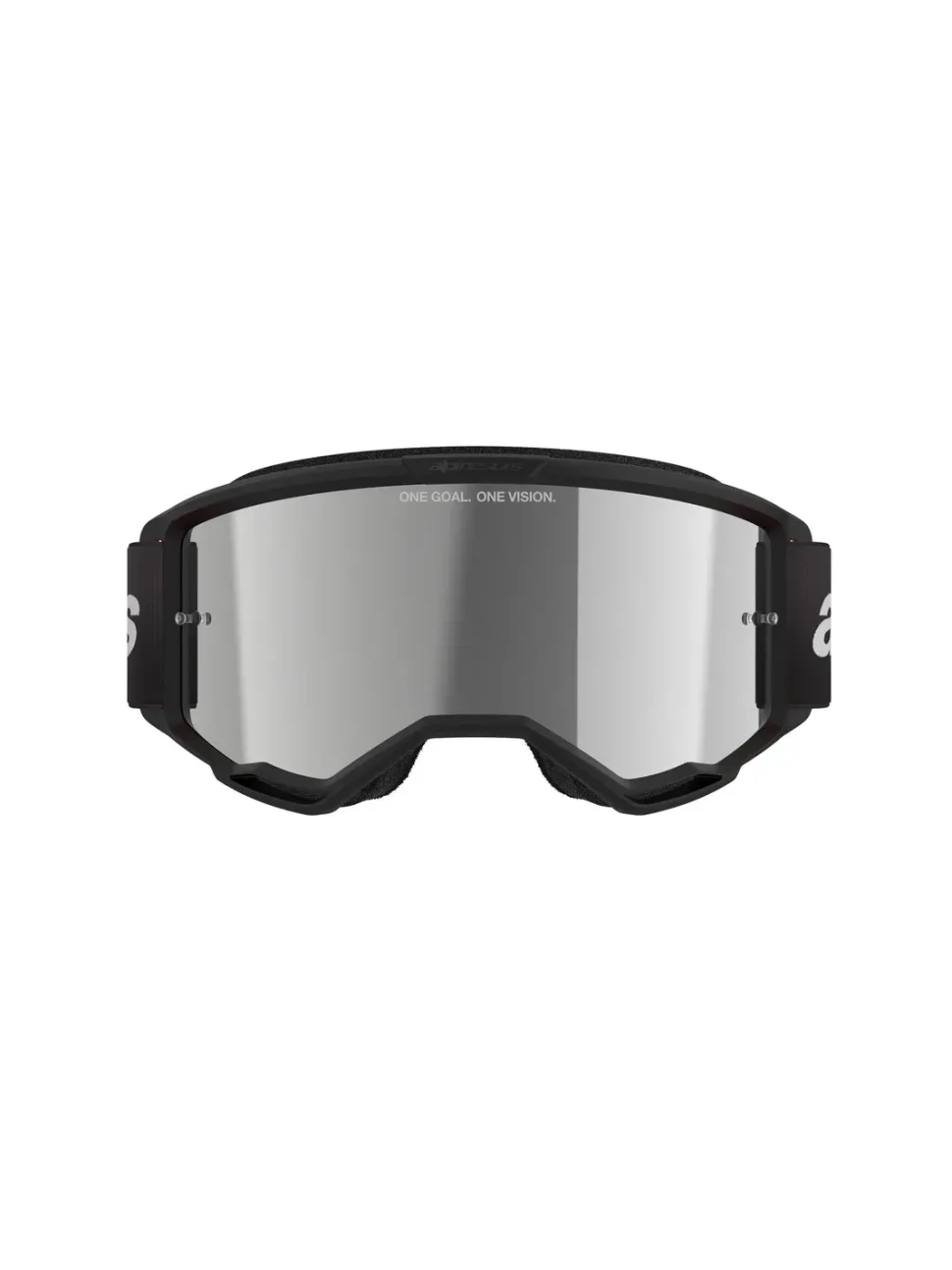 Alpinestars Goggle Vision 3 WORDMARK Svart/Spegel Silver