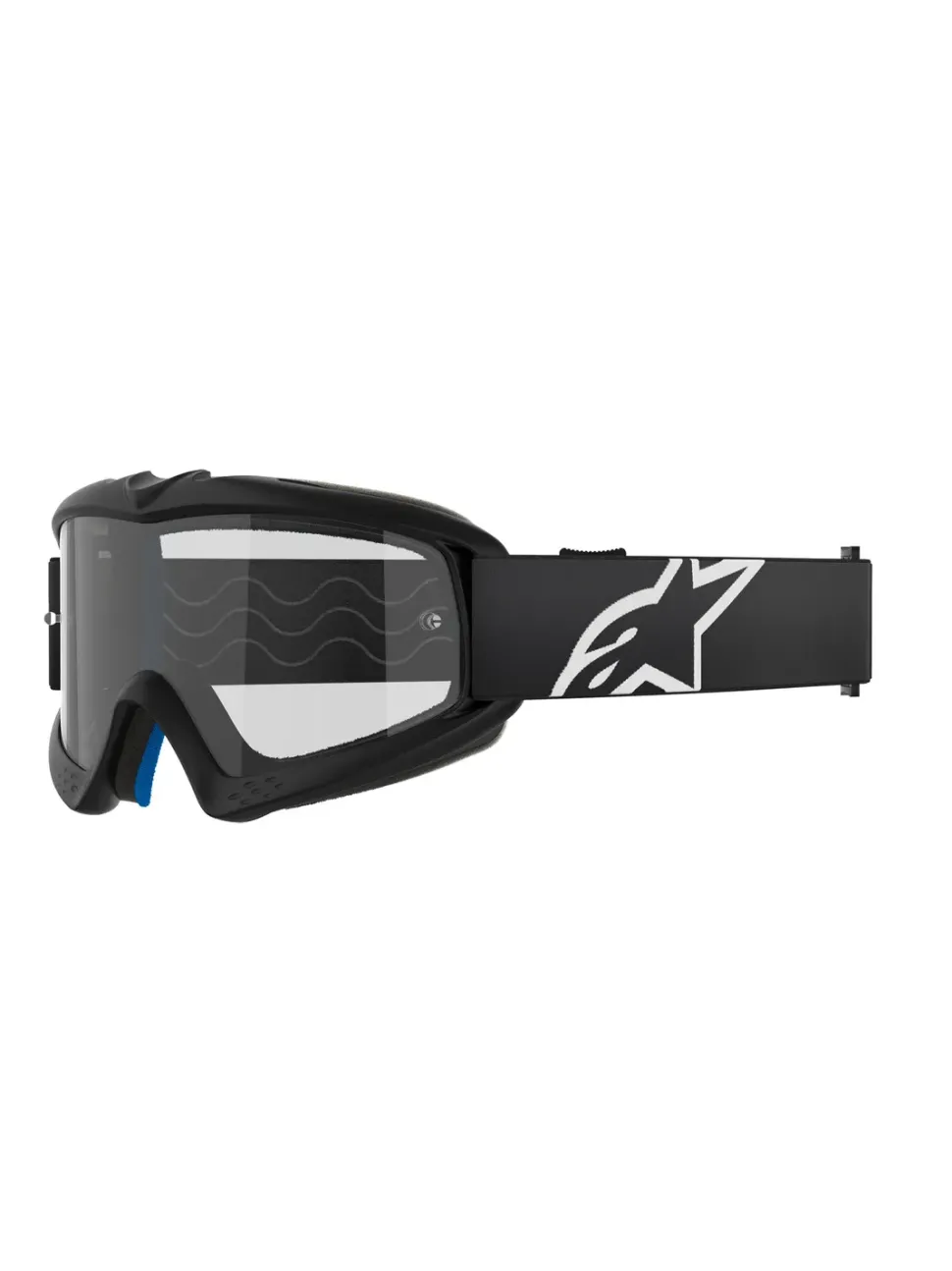 Alpinestars Goggle Vision YOUTH CORP Svart/Klart