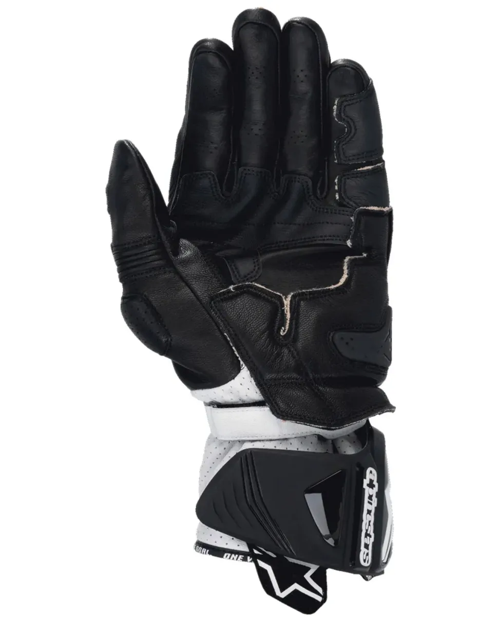 Alpinestars Handske GP Pro v4 Svart/Röd Fluo/Vit