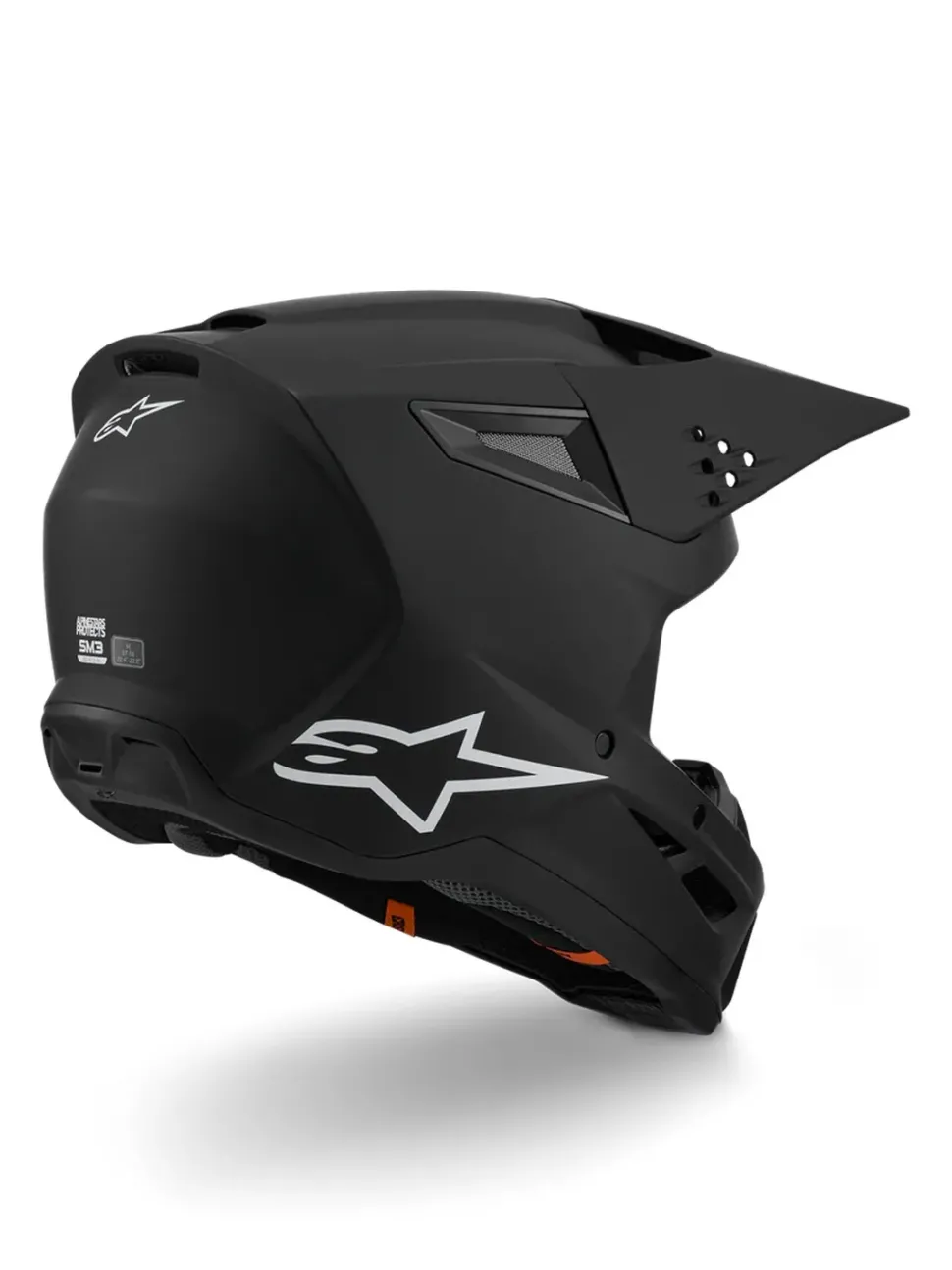 Alpinestars Hjälm S-M3 Flat Svart