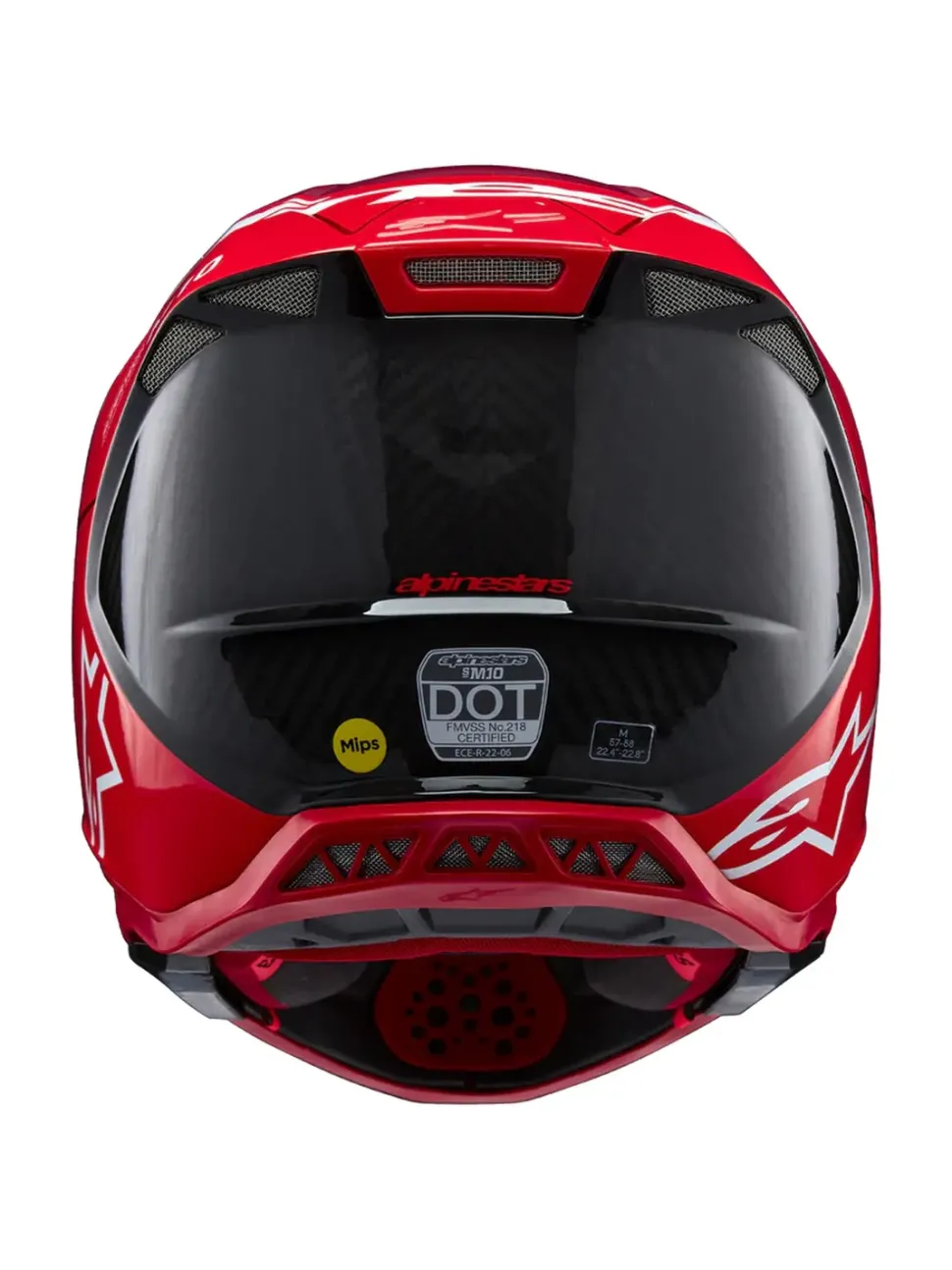 Alpinestars Hjälm S-M10 2206 Flood Röd Fluo