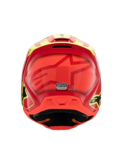 Alpinestars Hjälm SM3 Youth Fray Röd/Gul Fluo/Svart