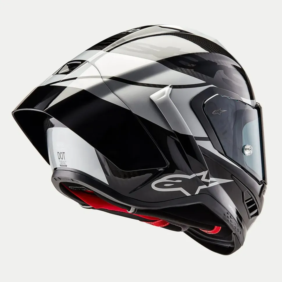 Alpinestars Hjälm Supertech R10 Element Svart/Carb/Silver