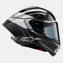 Alpinestars Hjälm Supertech R10 Element Svart/Carb/Silver