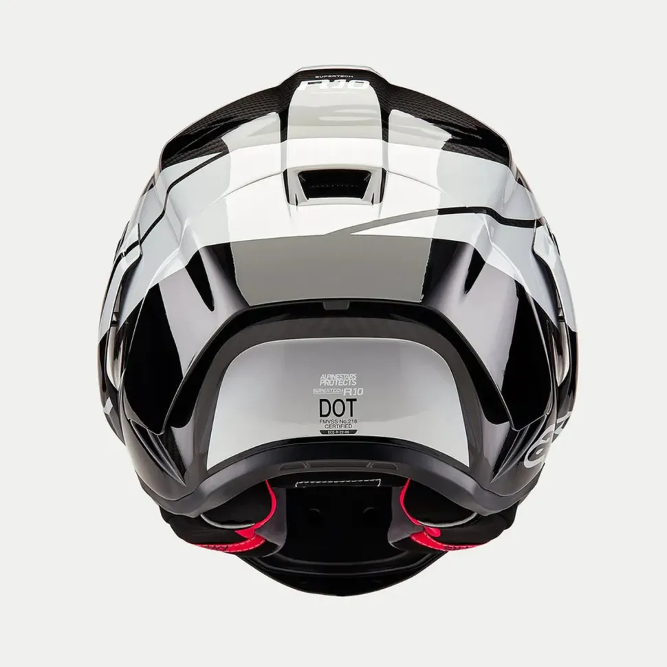 Alpinestars Hjälm Supertech R10 Element Svart/Carb/Silver