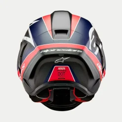Alpinestars Hjälm Supertech R10 Team Svart/Carb/Blå/Vit