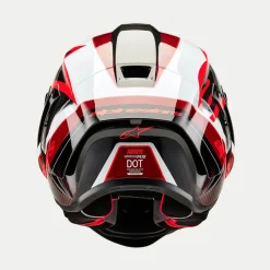 Alpinestars Hjälm Supertech R10 Team Svart/Carb/Röd/Vit