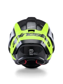 Alpinestars Hjälm Supertech S-R10 Arius Svart/Silver/Fluo Gul