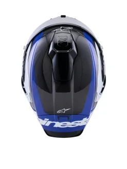 Alpinestars Hjälm Supertech S-R10 Arius Svart/Vit/Blå