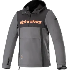 Alpinestars Hoodie Sherpa Svart/Grå/Röd