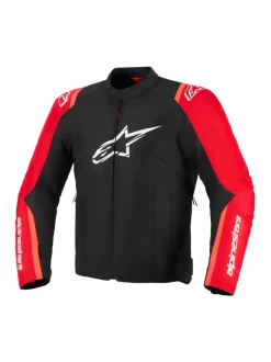 Alpinestars Jacka T-SPS v2 Vattentät Svart/Röd Fluo