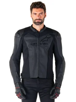 Alpinestars Skinnjacka Faster v3 Airflow Svart/Svart