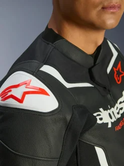 Alpinestars Skinnjacka GP Force v2 Svart/Vit