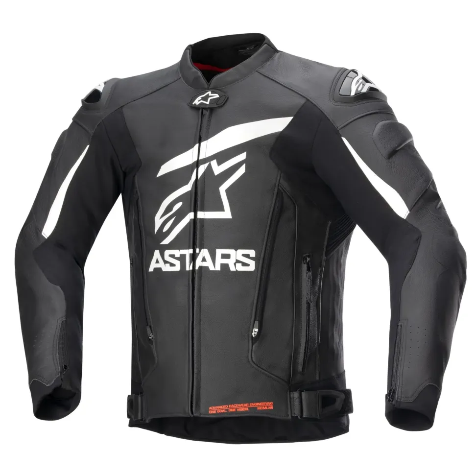 Alpinestars Skinnjacka GP Plus R v4 Svart/Vit