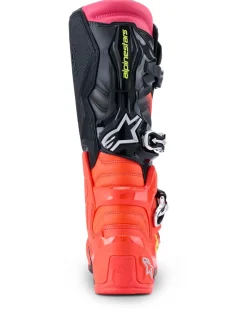 Alpinestars Stövel Tech 7 Svart/Röd Fluo/Rosa Fluo