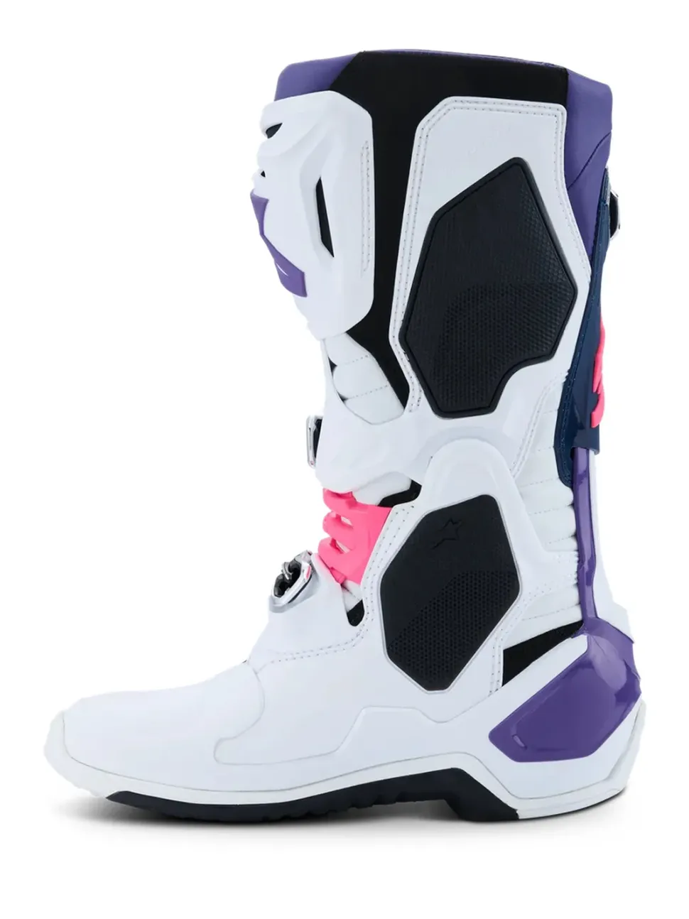 Alpinestars Stövel Tech 10 Vit/Violet/Fluo Rosa