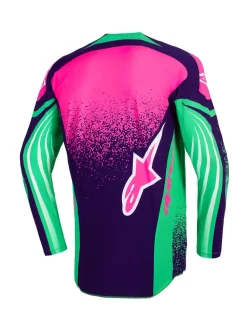 Alpinestars Tröja Techstar Nomur Lila/Grön/Fluo Rosa
