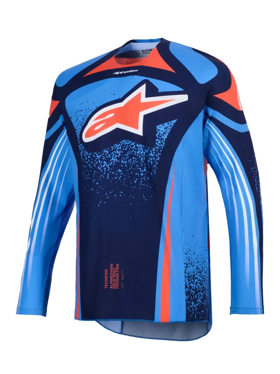 Alpinestars Tröja Techstar Nomur Navy/Orange/UCLA Blå