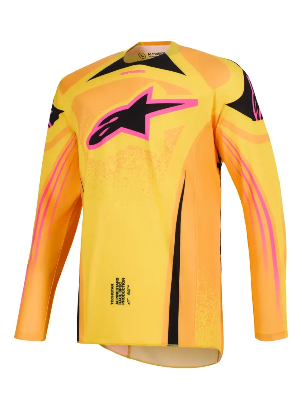 Alpinestars Tröja Techstar Nomur Orange/Gul/Rosa