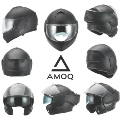 AMOQ Helmet MI200 mattsvart
