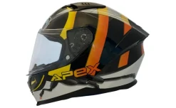 APEX Hjälm FI100 Bee glansig svart JNR
