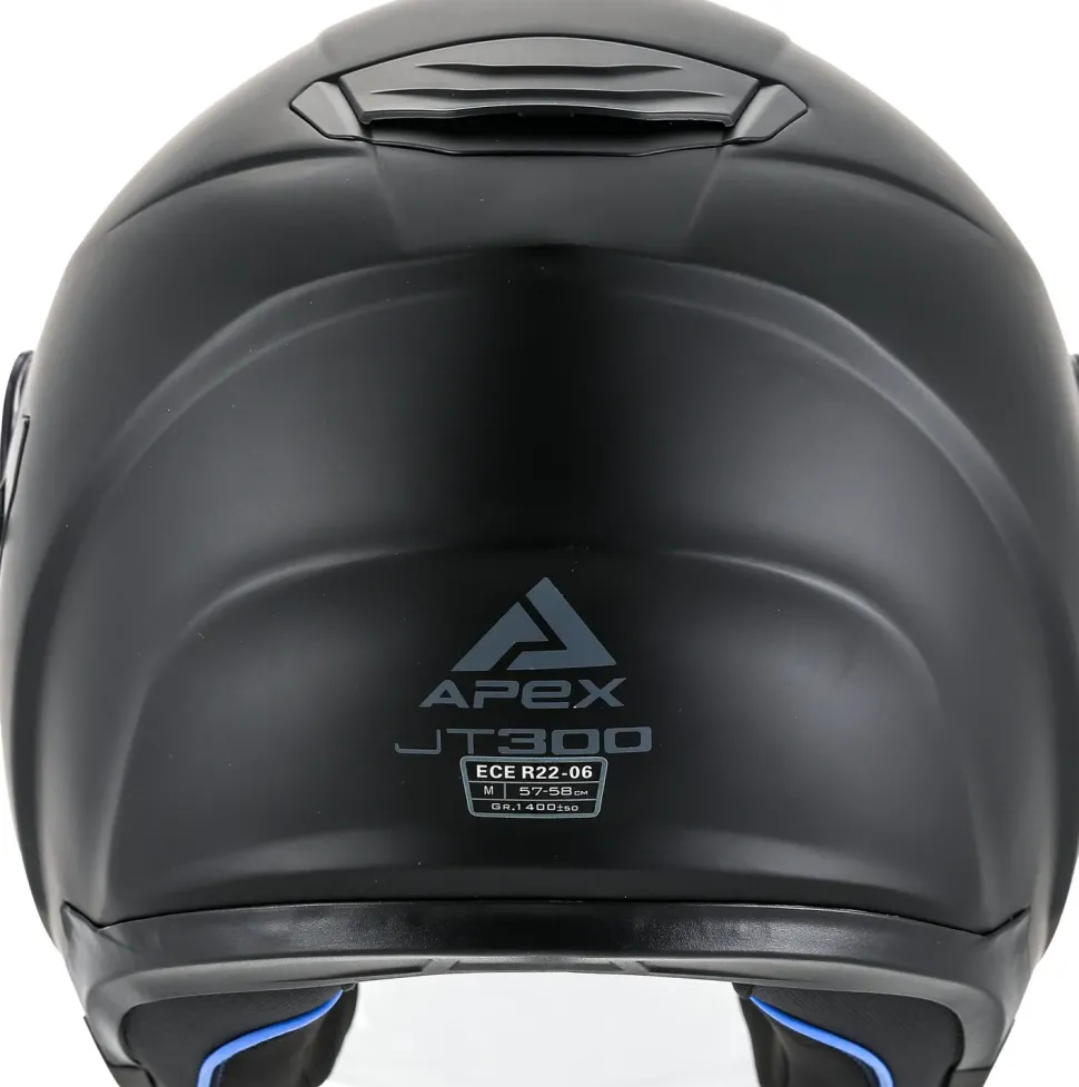 APEX Hjälm JT300 mattsvart