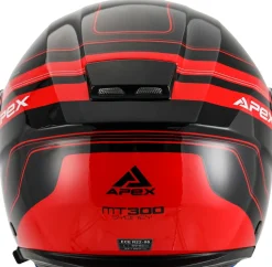 APEX Hjälm MT300 Sydney svart/röd