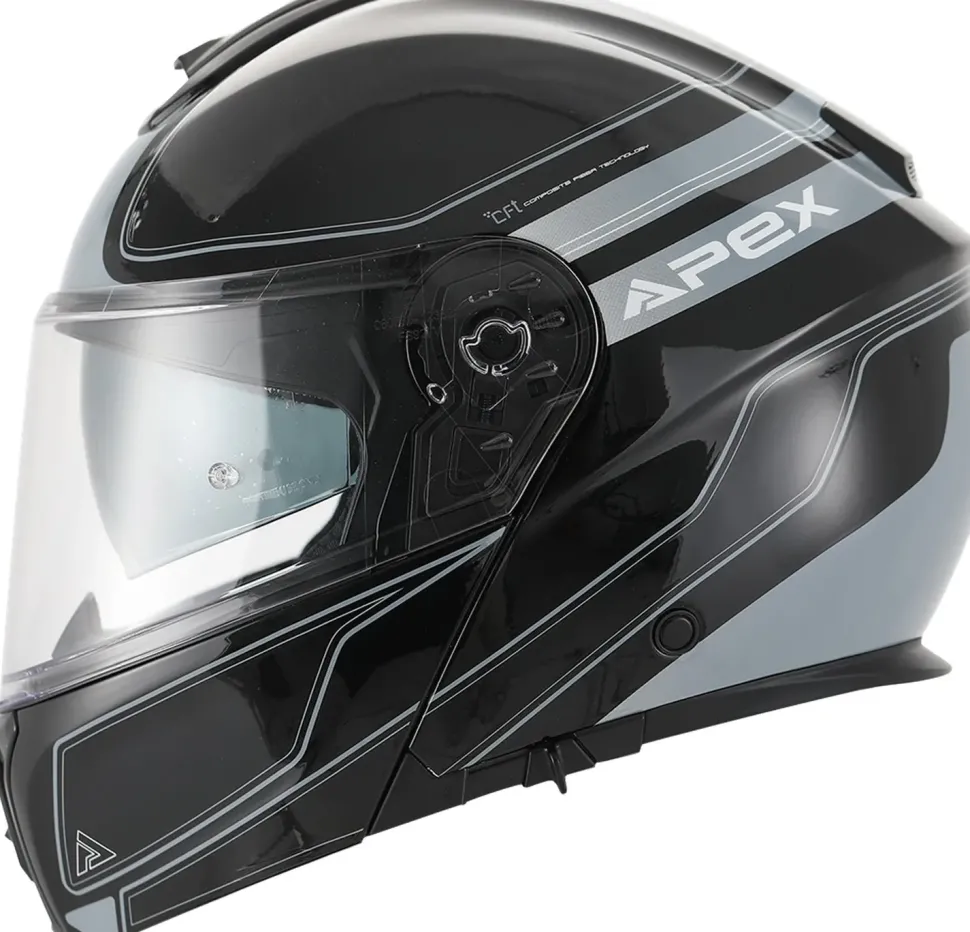 APEX Hjälm MT300 Sydney svart/silver