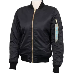 4Bikers Bad Bomber Svart Dam