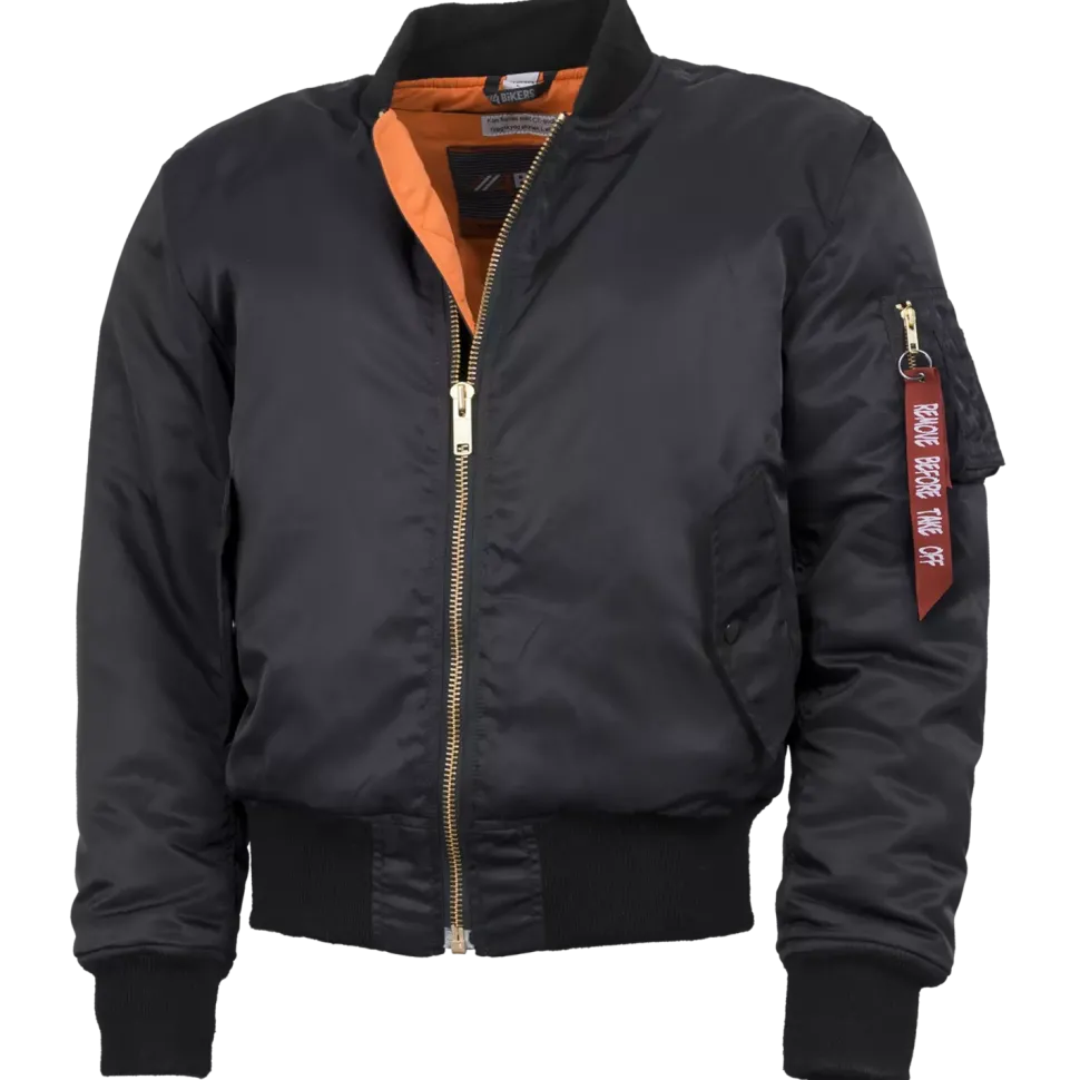 4Bikers Bad Bomber Svart Herr