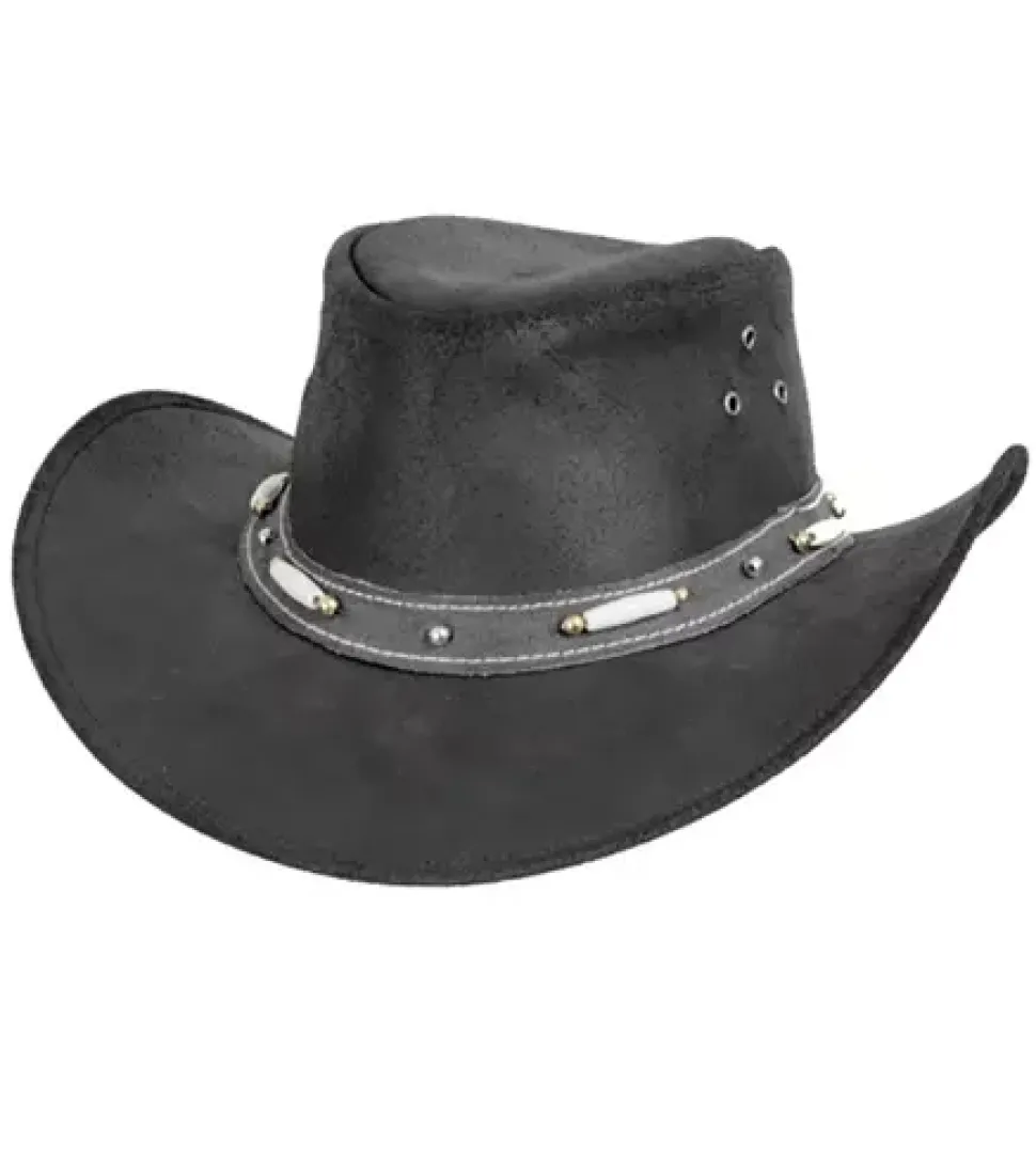 4Bikers Skinnhatt Svart Oilskin