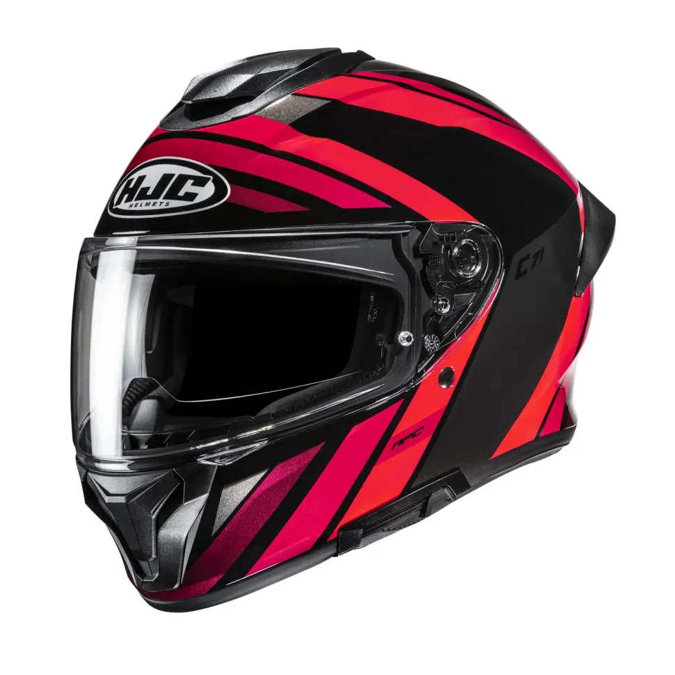 HJC Helmet C71 Faber Röd/Grå MC1