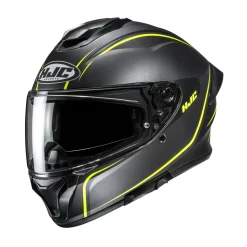 HJC Helmet C71 Quez Svart/Fluo Gul MC3HSF