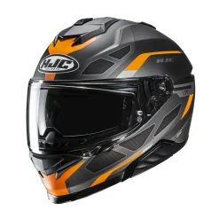 HJC Helmet i71 Zest Svart/Orange MC7SF